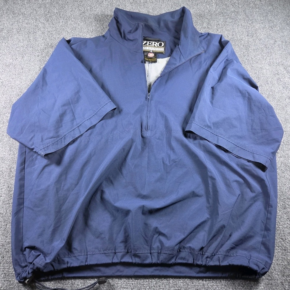Zero Restriction Windstopper Gore Jacket Men XL Golf Short Sleeve 1/4 Zip